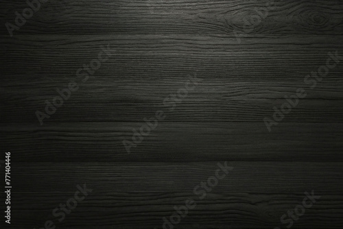 Black wood wall wooden plank board texture background with grains and structures