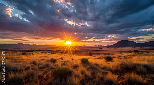 sunset sun over namibia valley photo taken by brian ryd 9702a67e-69ce-4e9c-bf32-a9907bdb5a03 photo