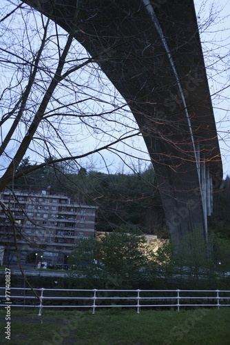 Bridge in the suburbs of Bilbao