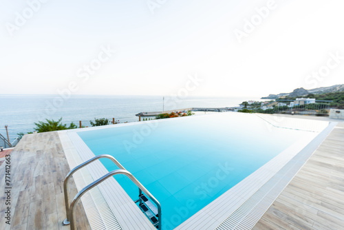 Swimming pool of luxury hotel © Angelov