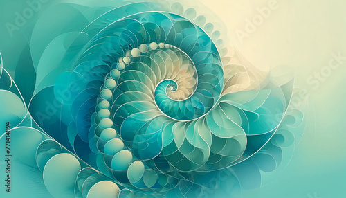 abstract spiral background