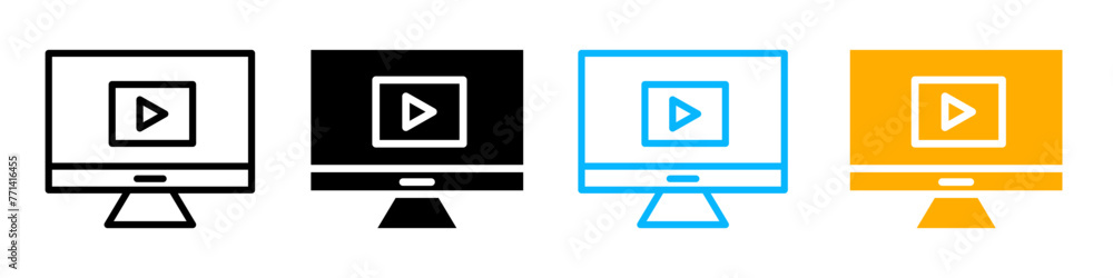 Digital Online Tutorials and E-Learning Course Icons Vector Illustrations for Web-Based Education Digital Online Tutorials and E-Learning Course Icons Vector Illustrations for Web-Based Education