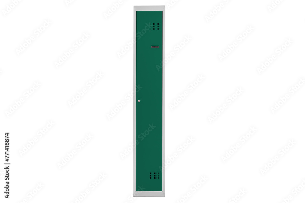 Green lockers for locker room. Change room metal box Green lockers for locker room. Change room metal box