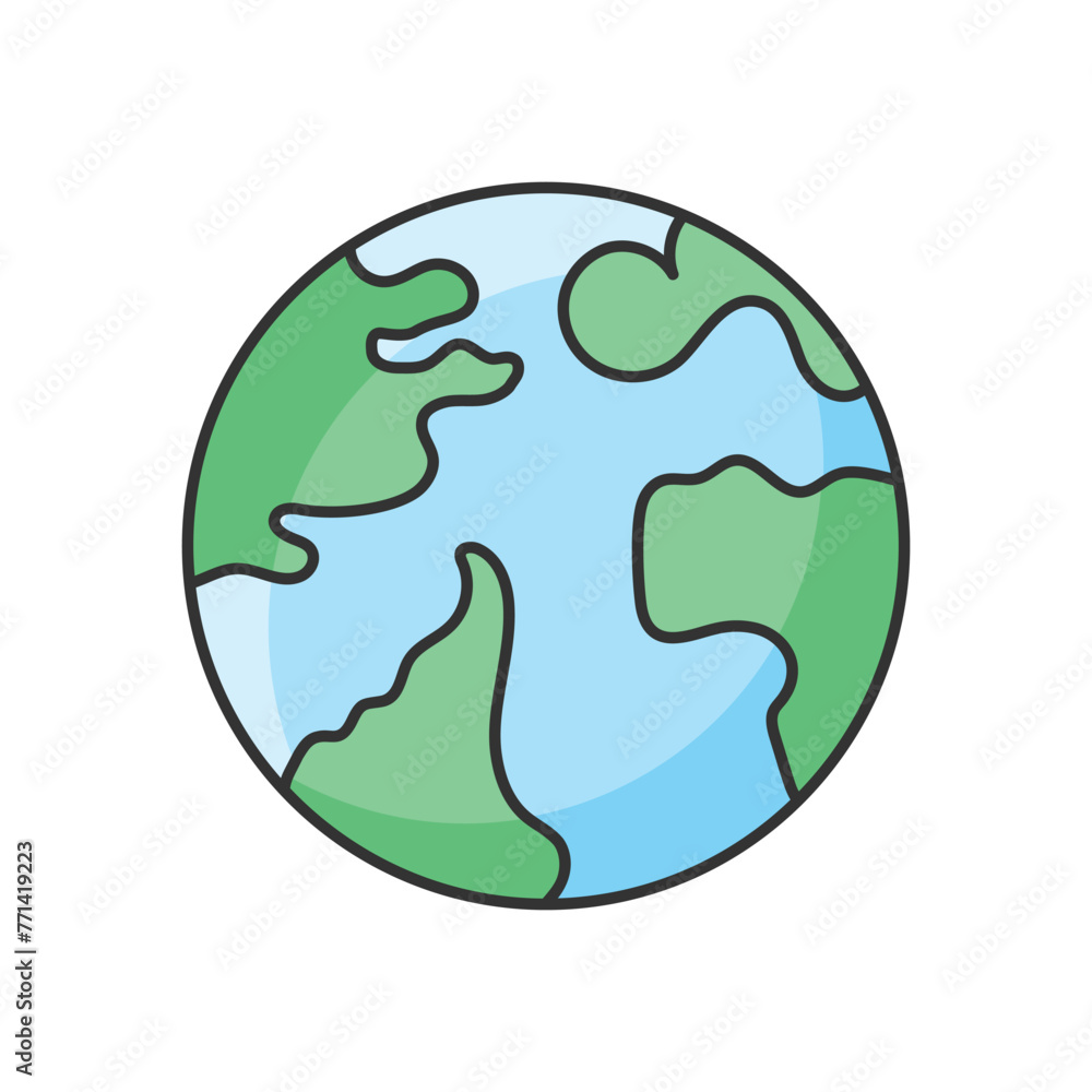 Globe vector icon Globe vector icon