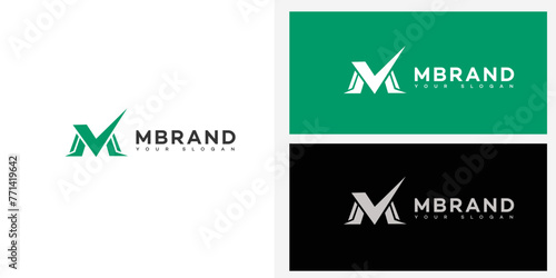 M Letter Logo Icon Brand Identity Sign Symbol Template 