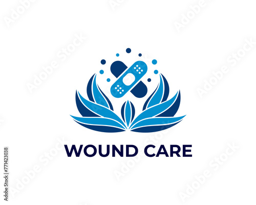 wound care and lotus logo