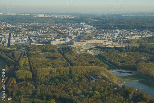 Chateau de Versailles vu du ciel