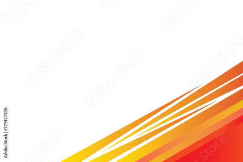 orange yellow abstract red corner element sports gaming natural social media design vector, red black corner background with space for text photo