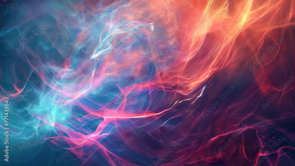 Abstract red and blue smoke on dark background. Fantasy fractal texture. Digital art. Abstract red and blue smoke on dark background. Fantasy fractal texture. Digital art.
