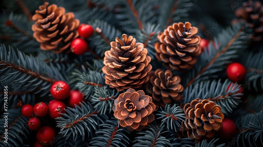 Christmas natural background of fir trees Christmas natural background of fir trees