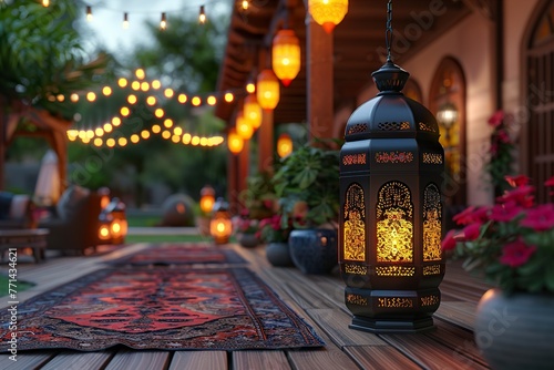 Ramadan Kareem Islamic Lantern Background