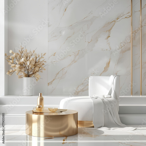 White luxury room 