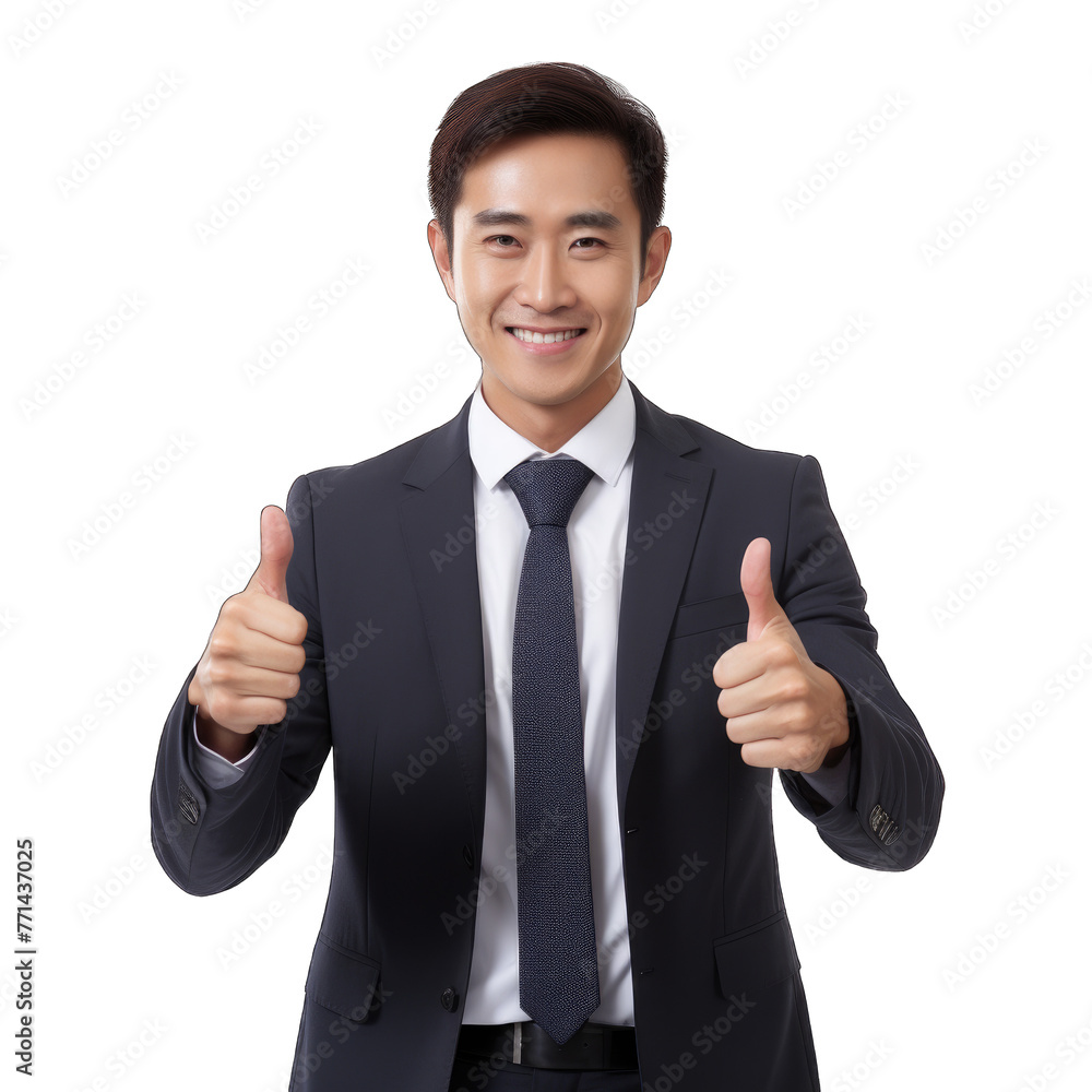 Asian businessman smiling happy success Asian businessman smiling happy success