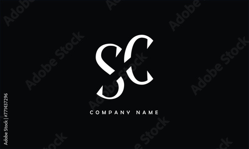 SC, CS, S, C Abstract Letters Logo Monogram