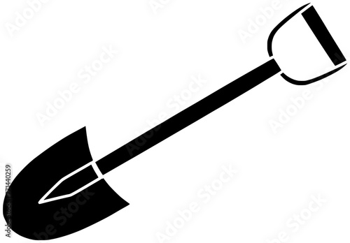 farm illustration rake silhouette garden logo shovel icon gardening outline work equipment agriculture spade tool gardener nature plant spring shape farming trowel horticulture for vector graphic back