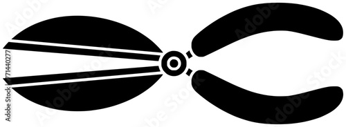 secateurs illustration farm silhouette agriculture logo equipment icon gardening outline garden scissors tool plant work gardener pruner farming nature shape spring horticulture care for vector graphi