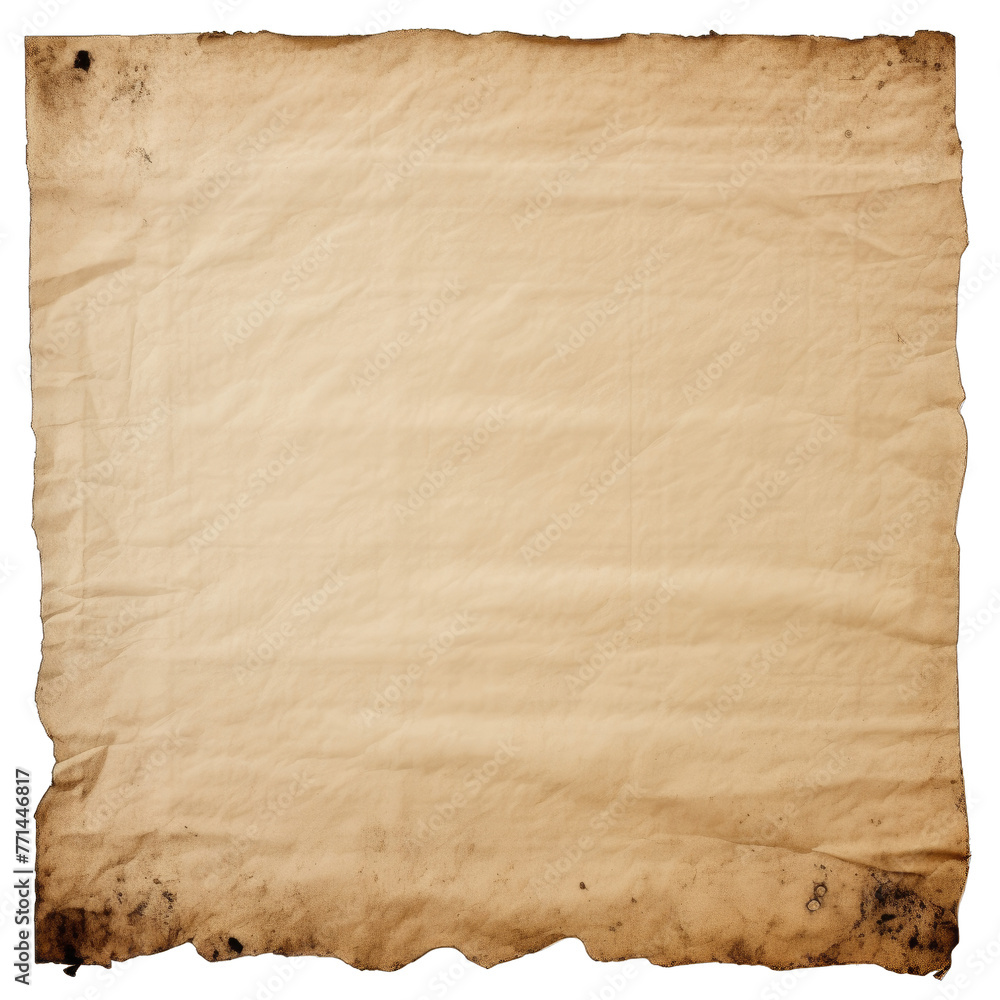 Obraz premium Old worn paper sheet