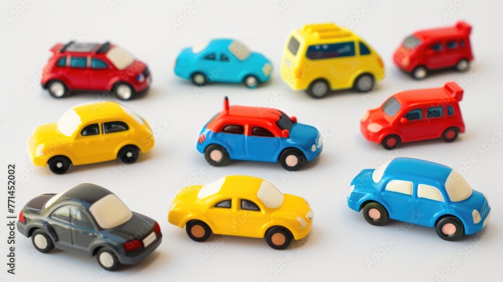 3D puffy different and beautiful stickers of cars for children 