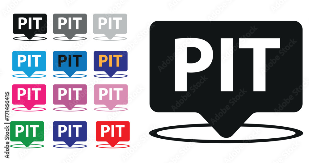 colours PIT STOP icon isolated on white backgraund vector icon colours PIT STOP icon isolated on white backgraund vector icon