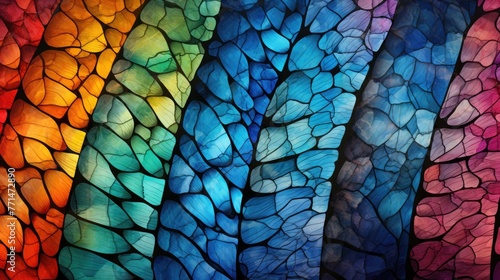 multicolored stained glass texture as background
