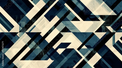 A geometric pattern texture background with sharp lines and bold shapes photo