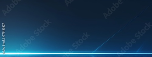 Abstract Blue Gradient Background with Spotlight Effect for Product Presentation and Studio Lighting