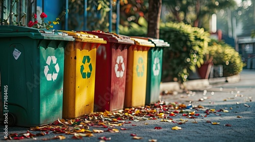 waste managment and recycling concept