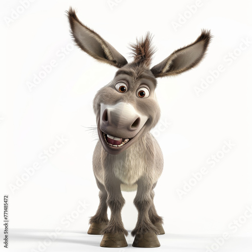 Funny Donkey standing
