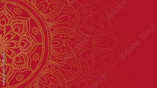Red festival greeting background
 photo
