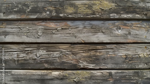 Rustic wooden fence background with weathered planks.