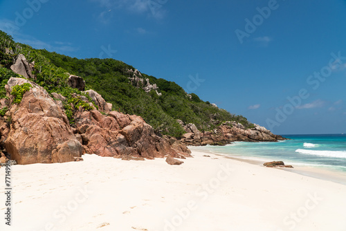 Beach on Aride Island, Seychelles
