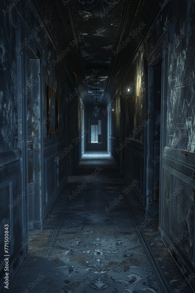 Shifting Mansion Walls  An ever-changing labyrinth of corridors and rooms, its layout defying logic as it traps unwary explorers within its endless halls