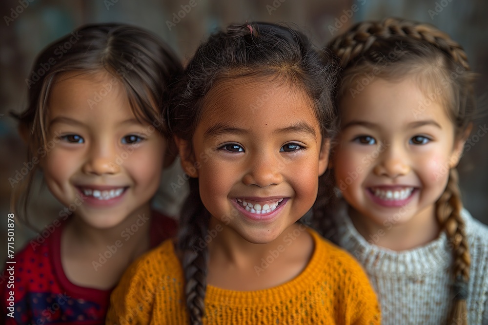 portrait of a smiling kids portrait of a smiling kids
