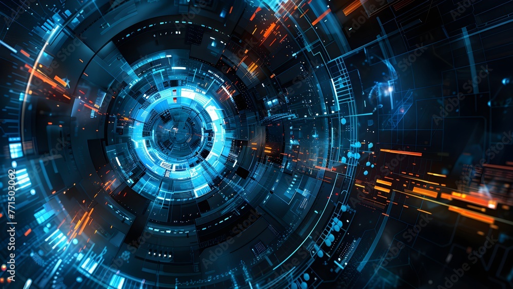 Obraz premium IT technology background
