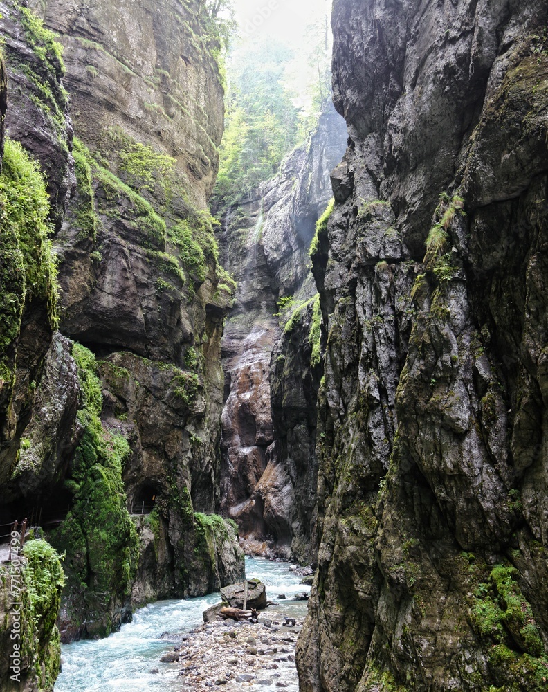Magnificent View Of The Partnachklamm Gorge In Garmisch Partenkirchen magnificent-view-of-the-partnachklamm-gorge-in-garmisch-partenkirchen