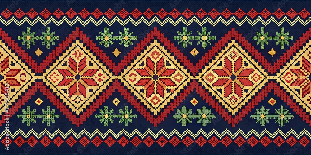 Textile Tales, A Doodled Story on Fabric Borders Textile Tales, A Doodled Story on Fabric Borders