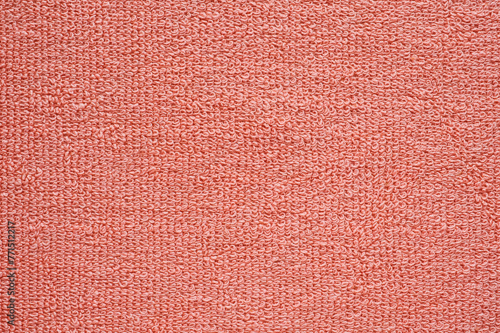 Fototapeta premium Terry towel. Background. Natural cotton fabric texture. Long pile canvas
