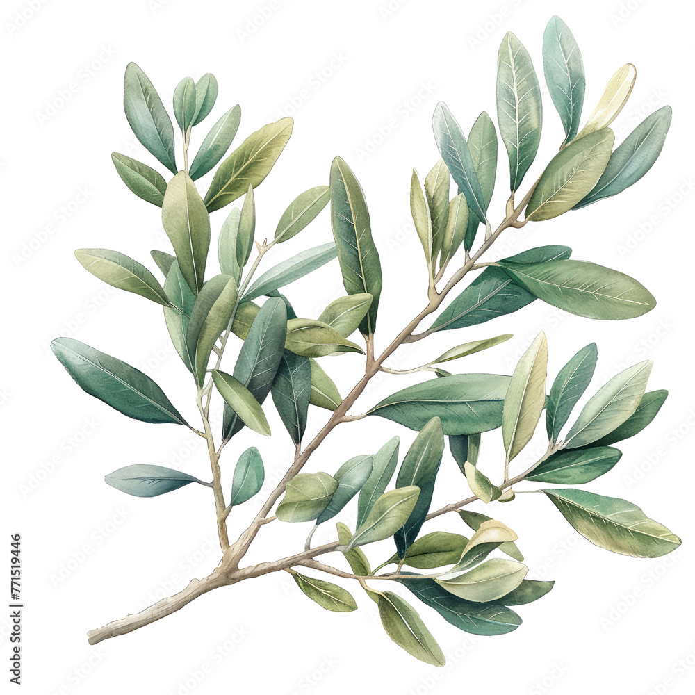 olive branch leaves