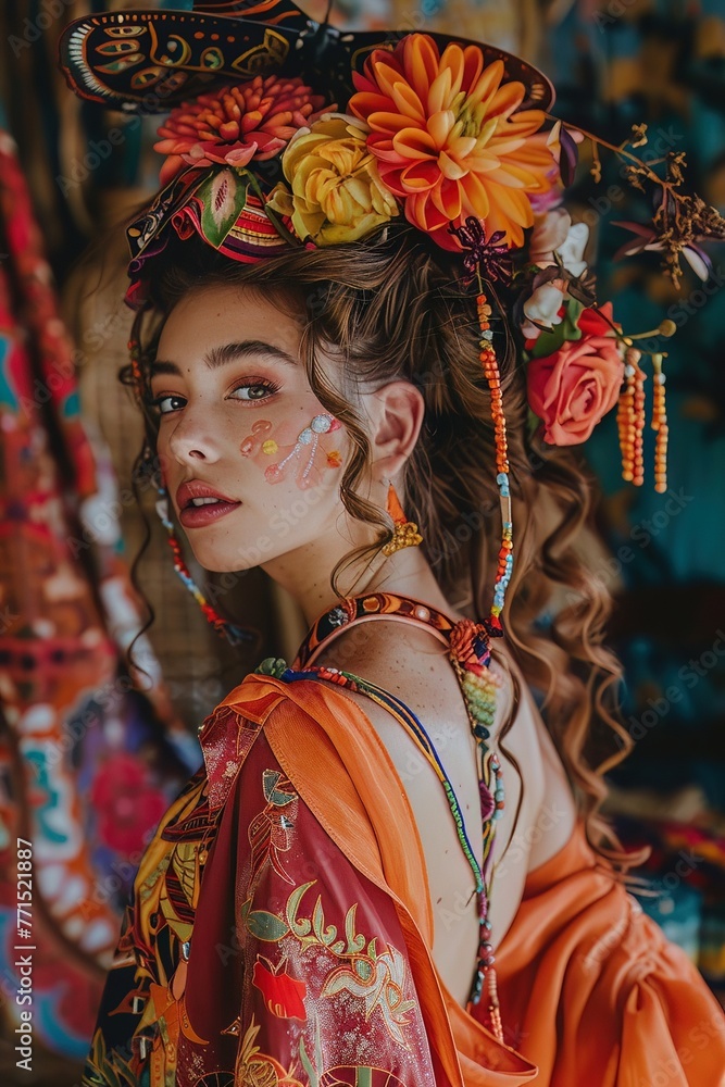 A cultural influencer exploring global traditions and customs, providing insights into diverse lifestyles and heritage A cultural influencer exploring global traditions and customs, providing insights into diverse lifestyles and heritage