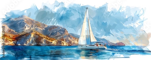 Serene Sailing in the Enchanting Aegean A Voyage of Freedom and Discovery Amid the Picturesque Greek Islands