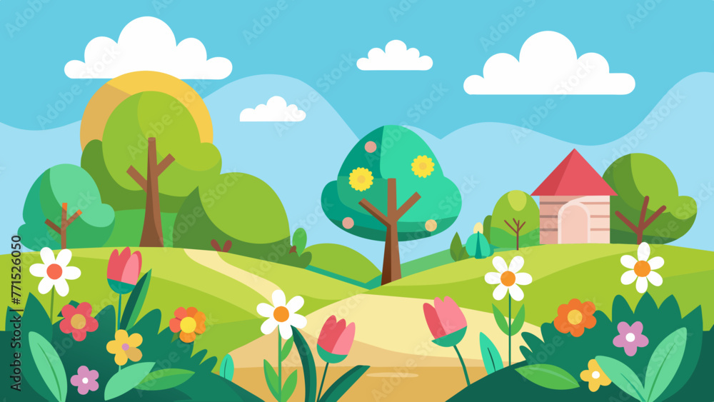 spring-backgrounds-vector-illustration