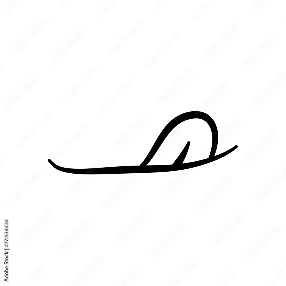 Hand drawn cartoon mouth expression Hand drawn cartoon mouth expression