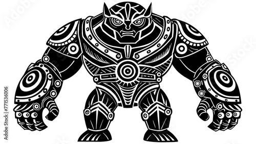  battle robot and svg file