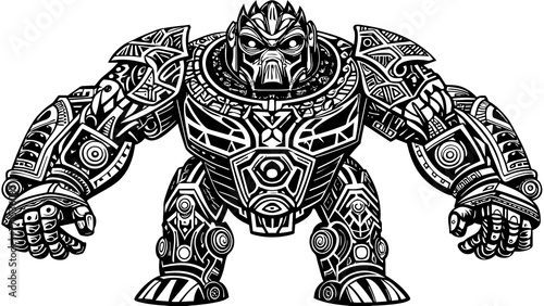  battle robot and svg file