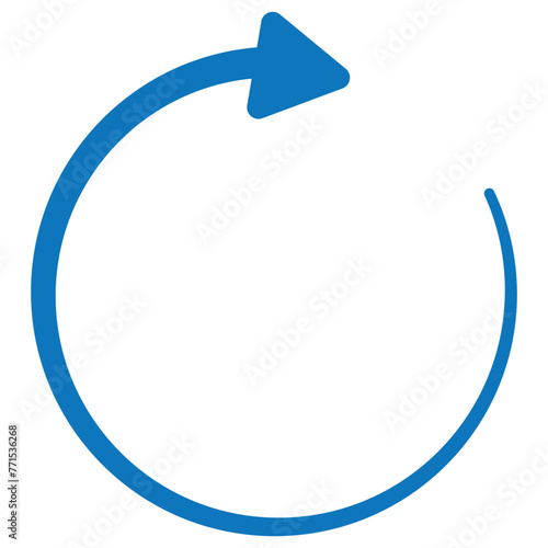 repeat arrow button, refresh icon, circle arrow, rotation sign
