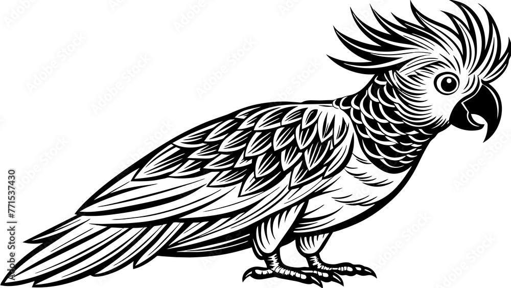 Obraz premium bird and svg file