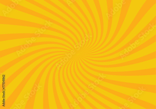 Fondo en espiral de color amarillo y naranja.