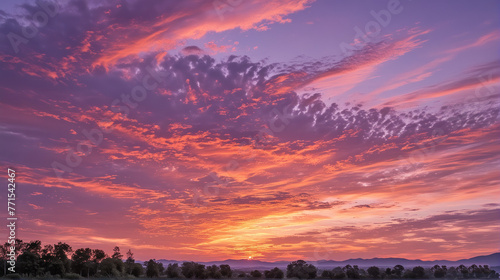 Ethereal Sky Canvas: Glorious Sunrise/Sunset Spectacle photo