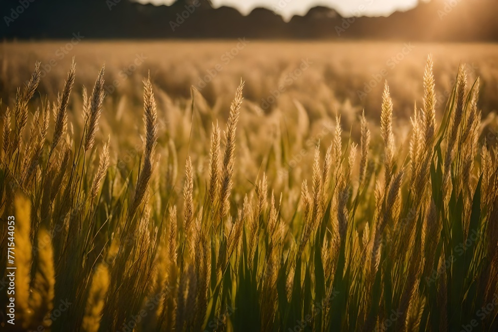 Create a creative representation that highlights the varying hues and textures of grass crops throughout the year, illustrating their alluring beauty in various seasons Create a creative representation that highlights the varying hues and textures of grass crops throughout the year, illustrating their alluring beauty in various seasons