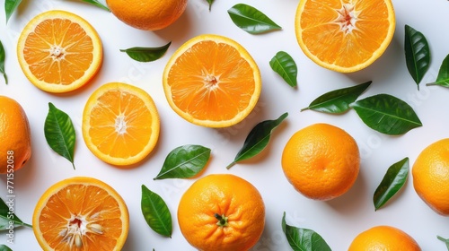 citrus fruit white background